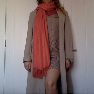 Coral Scarf/Pashmina/Shall
